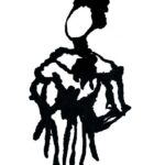 Silhouette femme encre de chine Babette