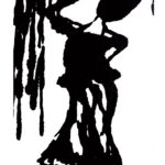 Silhouette femme encre de chine Coco