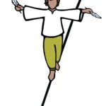 illustration funambule