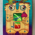 Illustration crayons de couleur, la manipulation