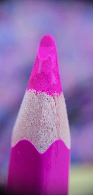 mine crayon fuchsia