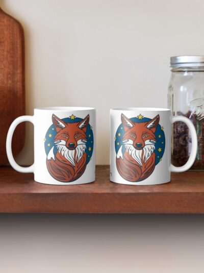 Mug illustration renard