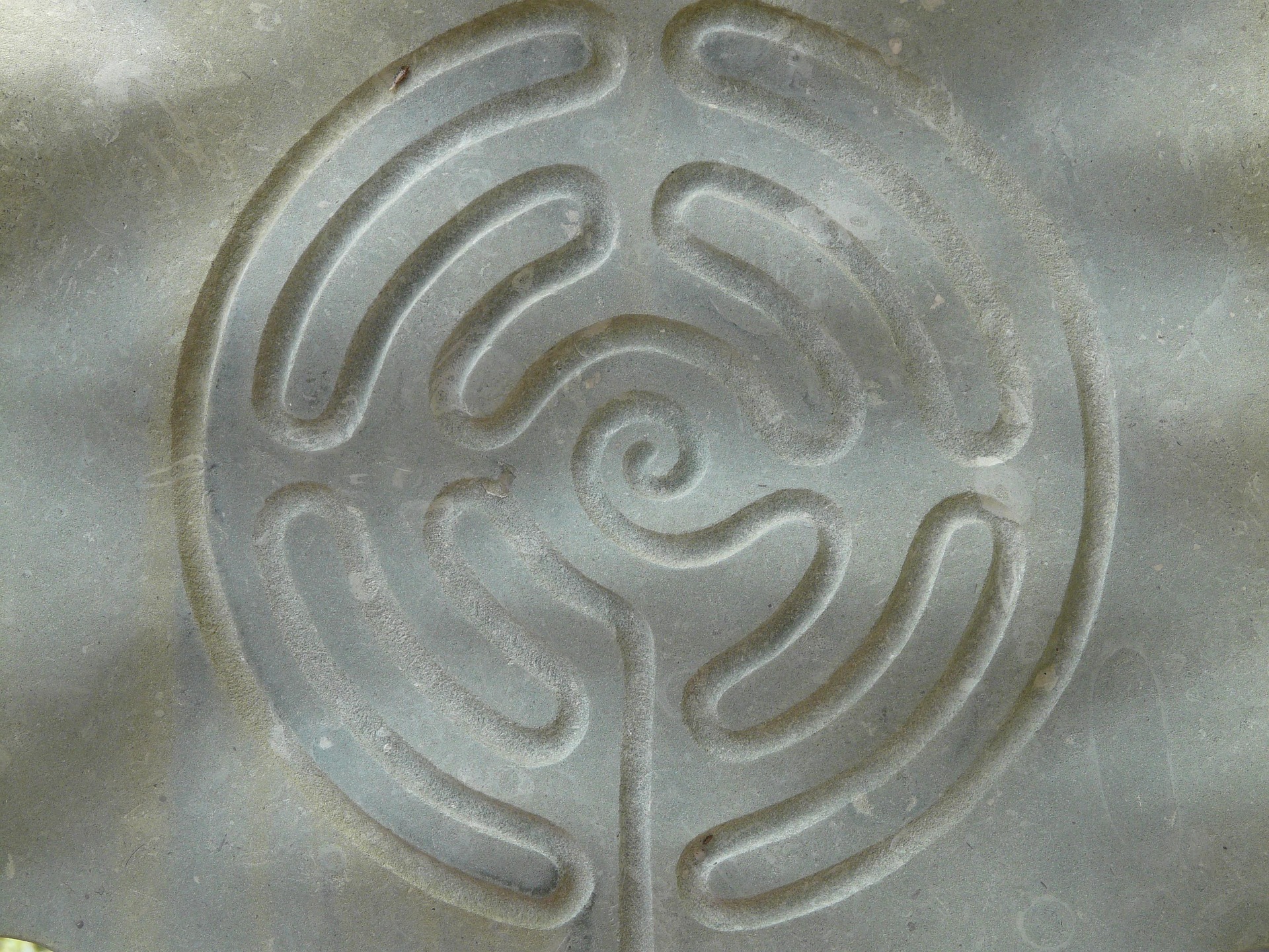 Labyrinthe labyrinthe gravé