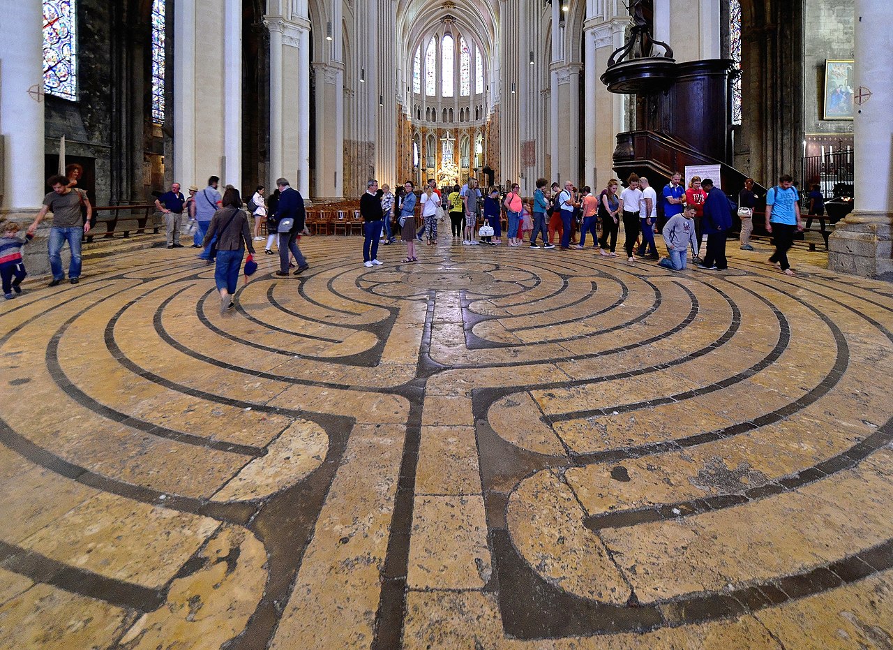 Photo labyrinthe Chartres